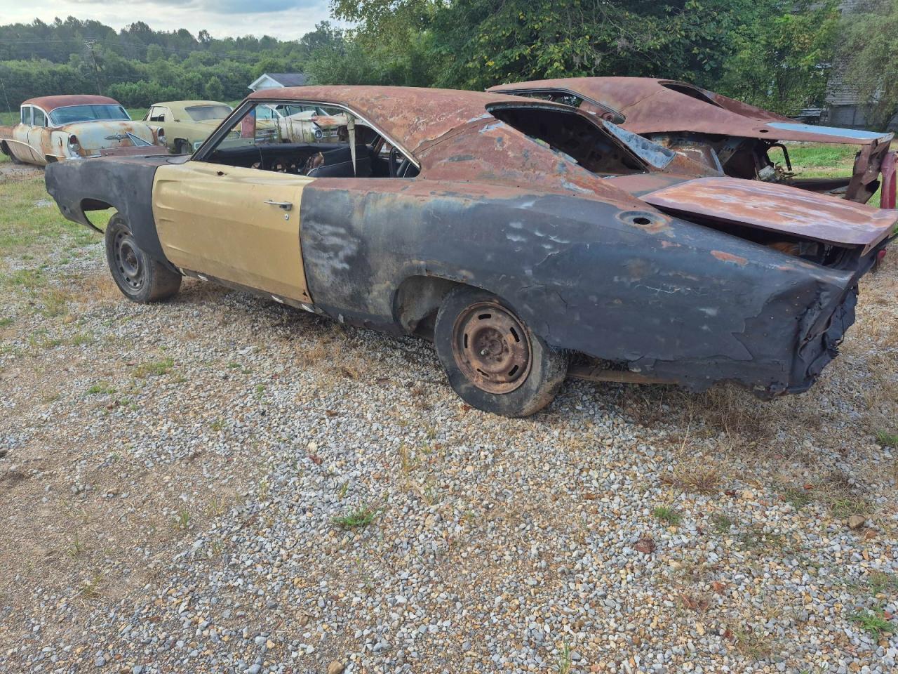 1969 Dodge Charger Black vin: XP29H9B442352