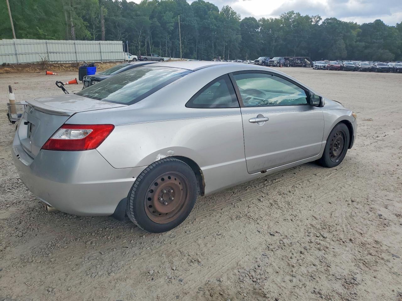 2007 Honda Civic Lx Gray vin: 2HGFG11647H504072