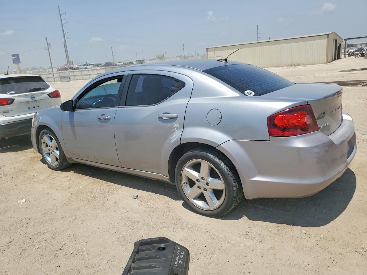 2013 Dodge Avenger Se Silver vin: 1C3CDZAB8DN725042