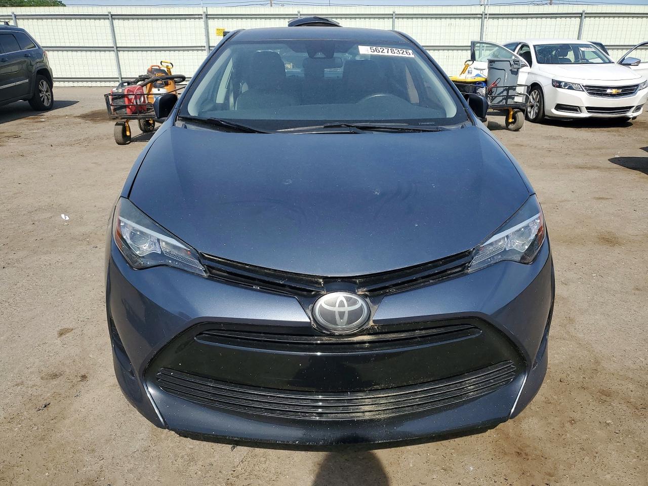 2017 Toyota Corolla Le Blue vin: 5YFBURHE8HP593769