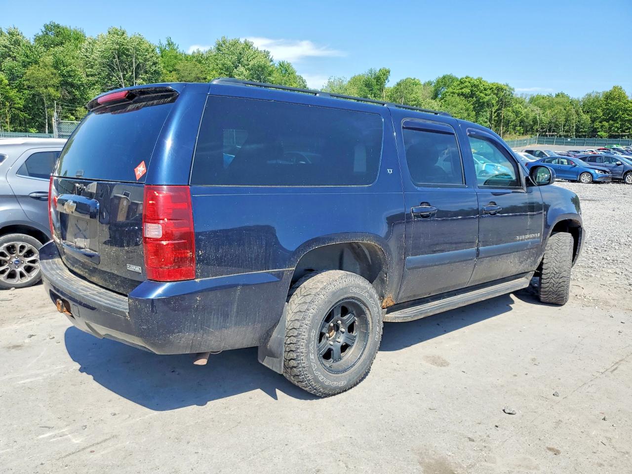 2008 Chevrolet Suburban K1500 Ls Blue vin: 3GNFK16348G280144