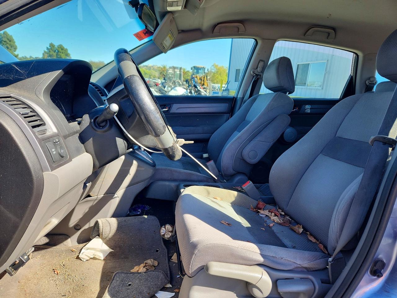 2007 Honda Cr-v Lx Blue vin: JHLRE48387C020670