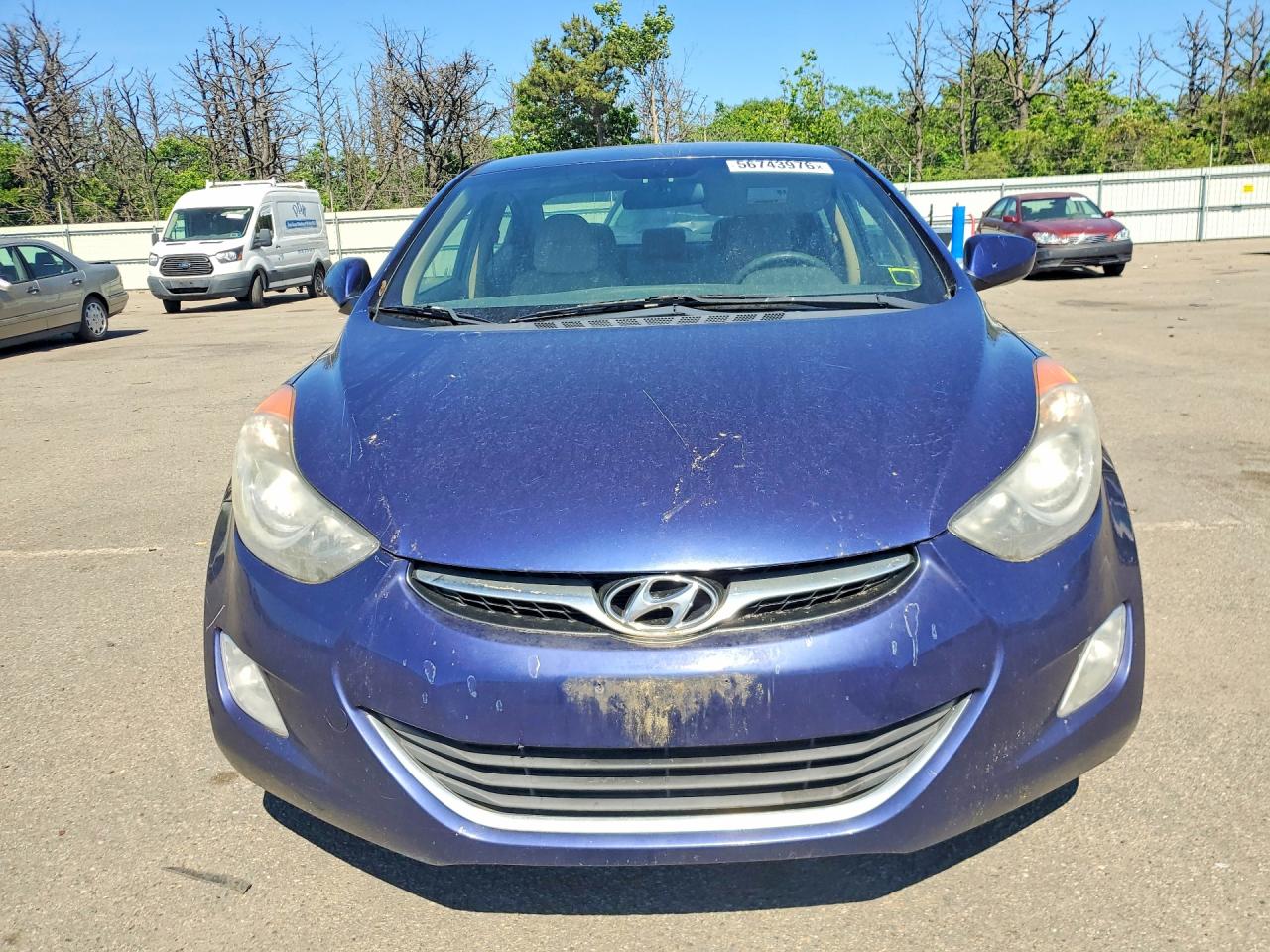 2013 Hyundai Elantra Gls Blue vin: 5NPDH4AE4DH303853