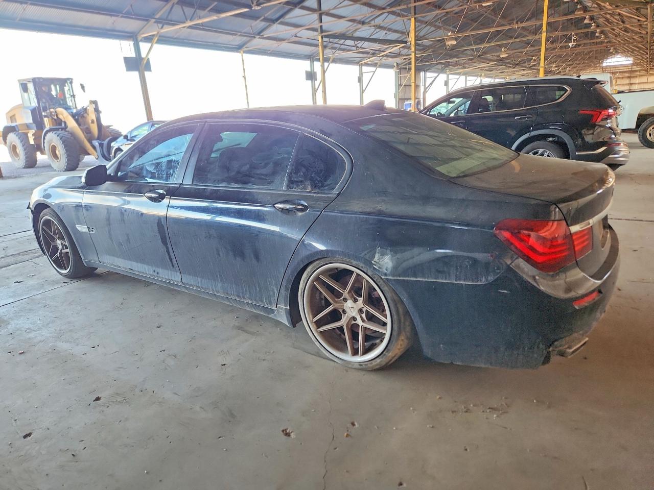 2015 Bmw 740 Li Black vin: WBAYE4C58FD139004
