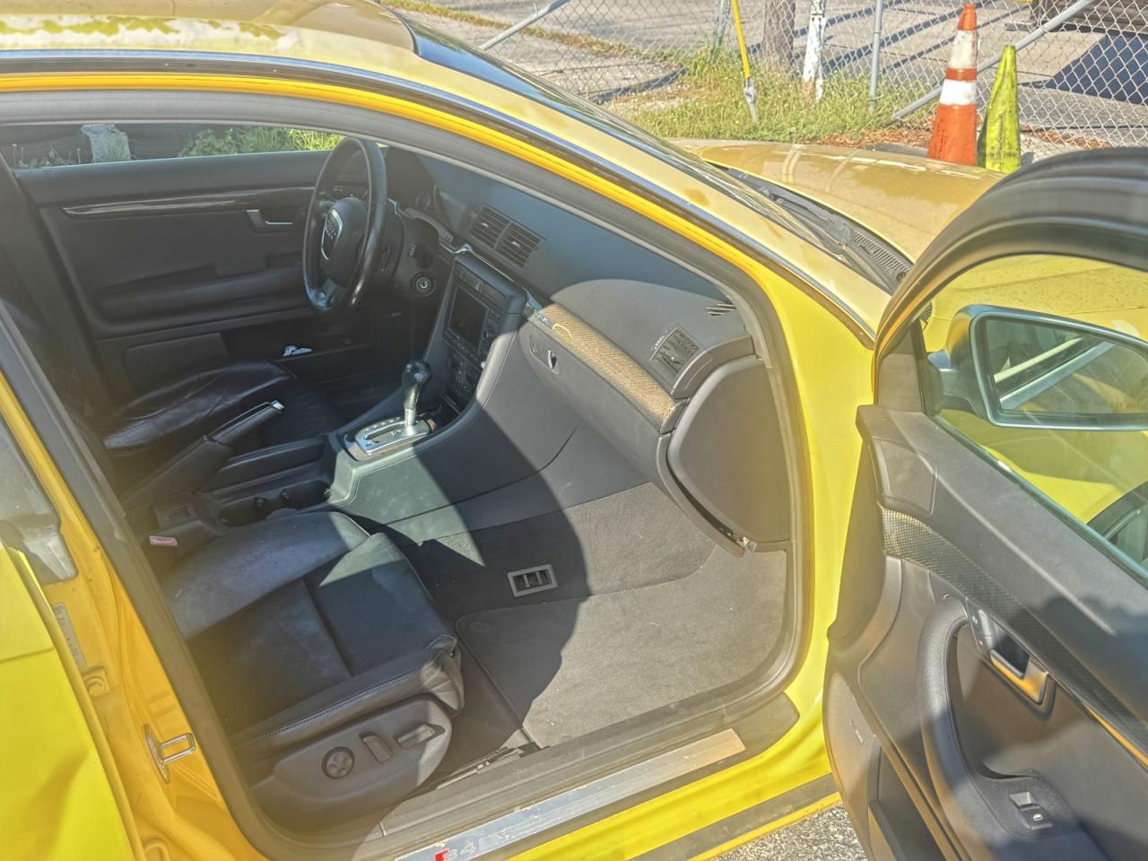 2006 Audi S4 Quattro Yellow vin: WAUGL78E76A231783