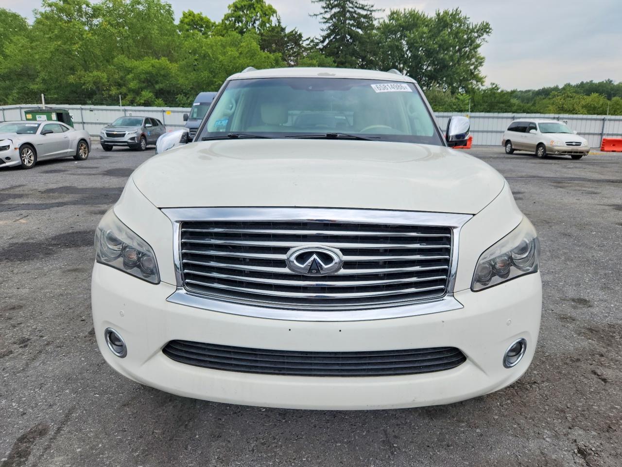 2012 Infiniti Qx56 Base White vin: JN8AZ2NCXC9316342