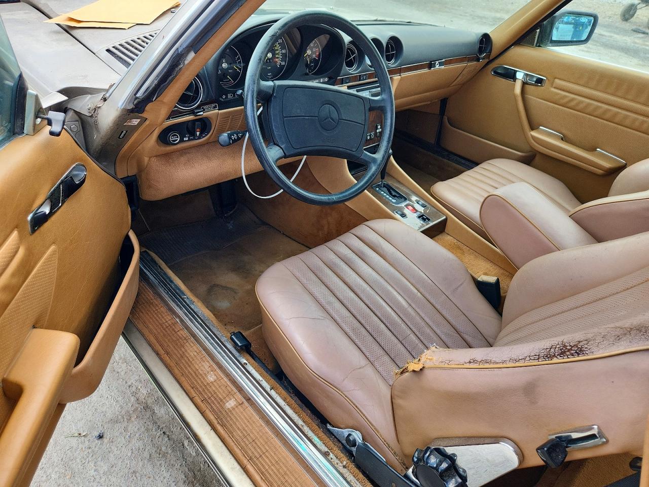 1987 Mercedes-benz 560 Sl Gold vin: WDBBA48D0HA068906