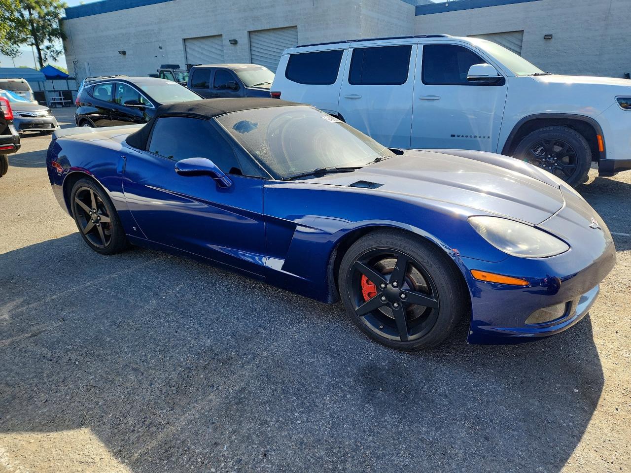 2006 Chevrolet Corvette Blue vin: 1G1YY36U665119022