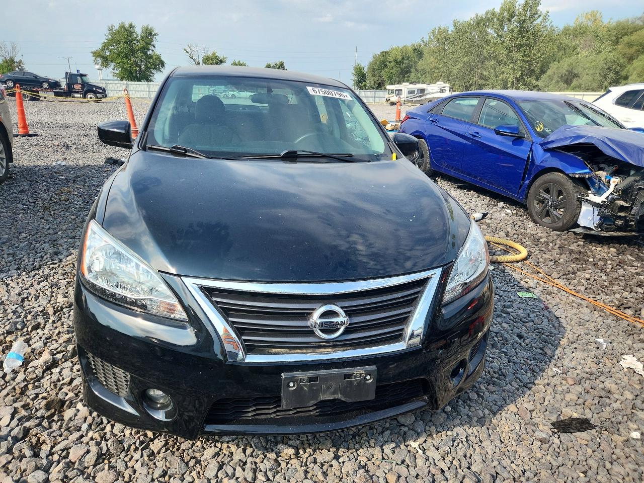 2013 Nissan Sentra S Black vin: 3N1AB7AP0DL687625