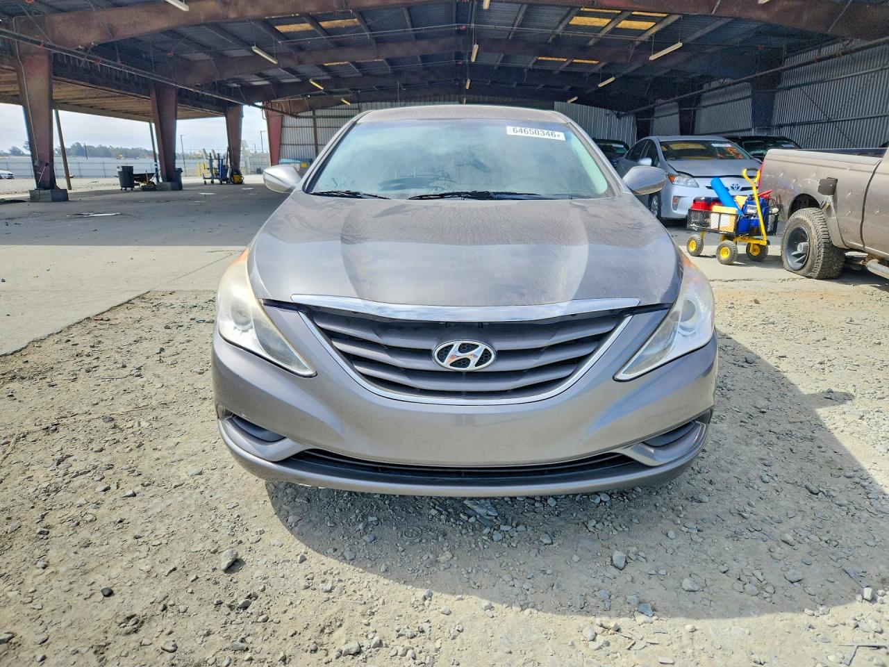 2013 Hyundai Sonata Gls Gray vin: 5NPEB4AC4DH734407