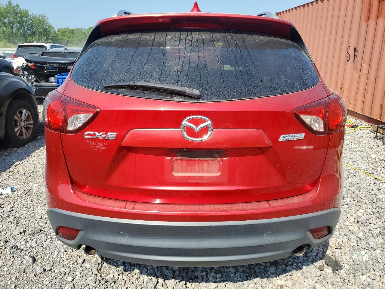 2015 Mazda Cx-5 Touring Красный vin: JM3KE2CY2F0485040