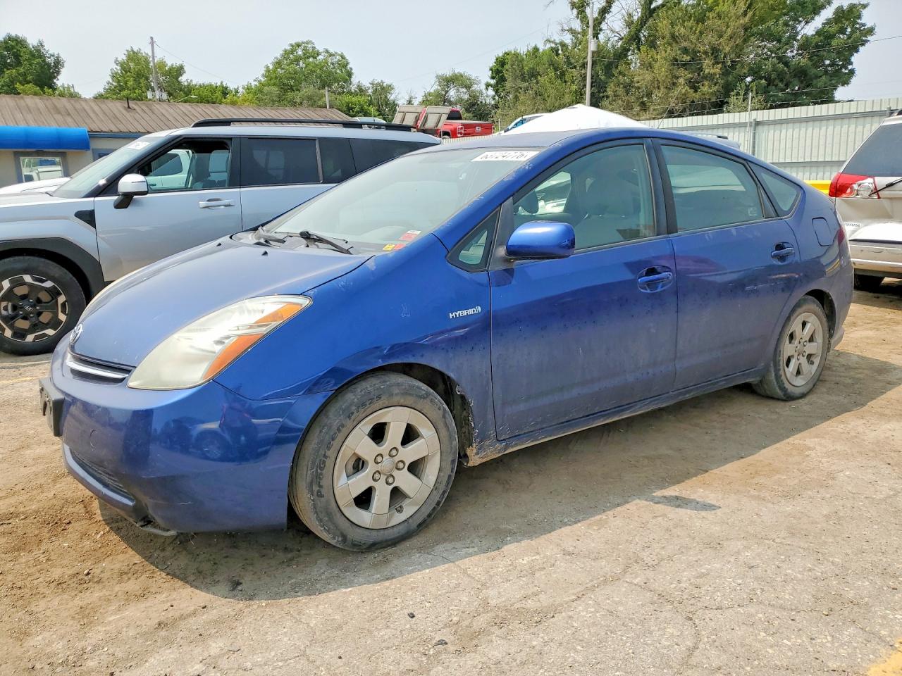 2008 Toyota Prius Base Blue vin: JTDKB20U887781807