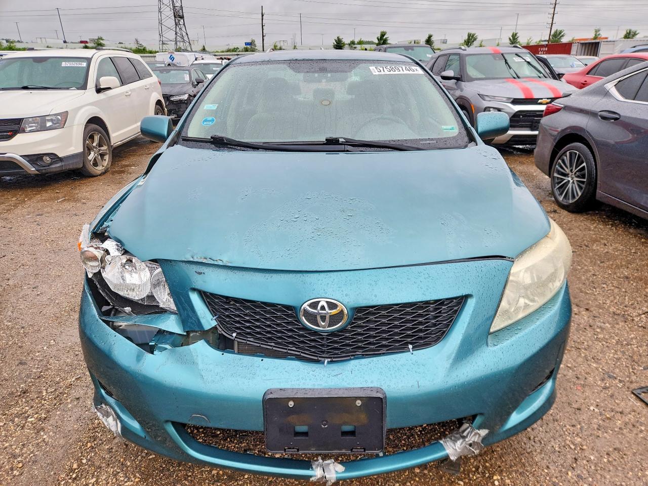 2009 Toyota Corolla Le Blue vin: JTDBL40E89J054463