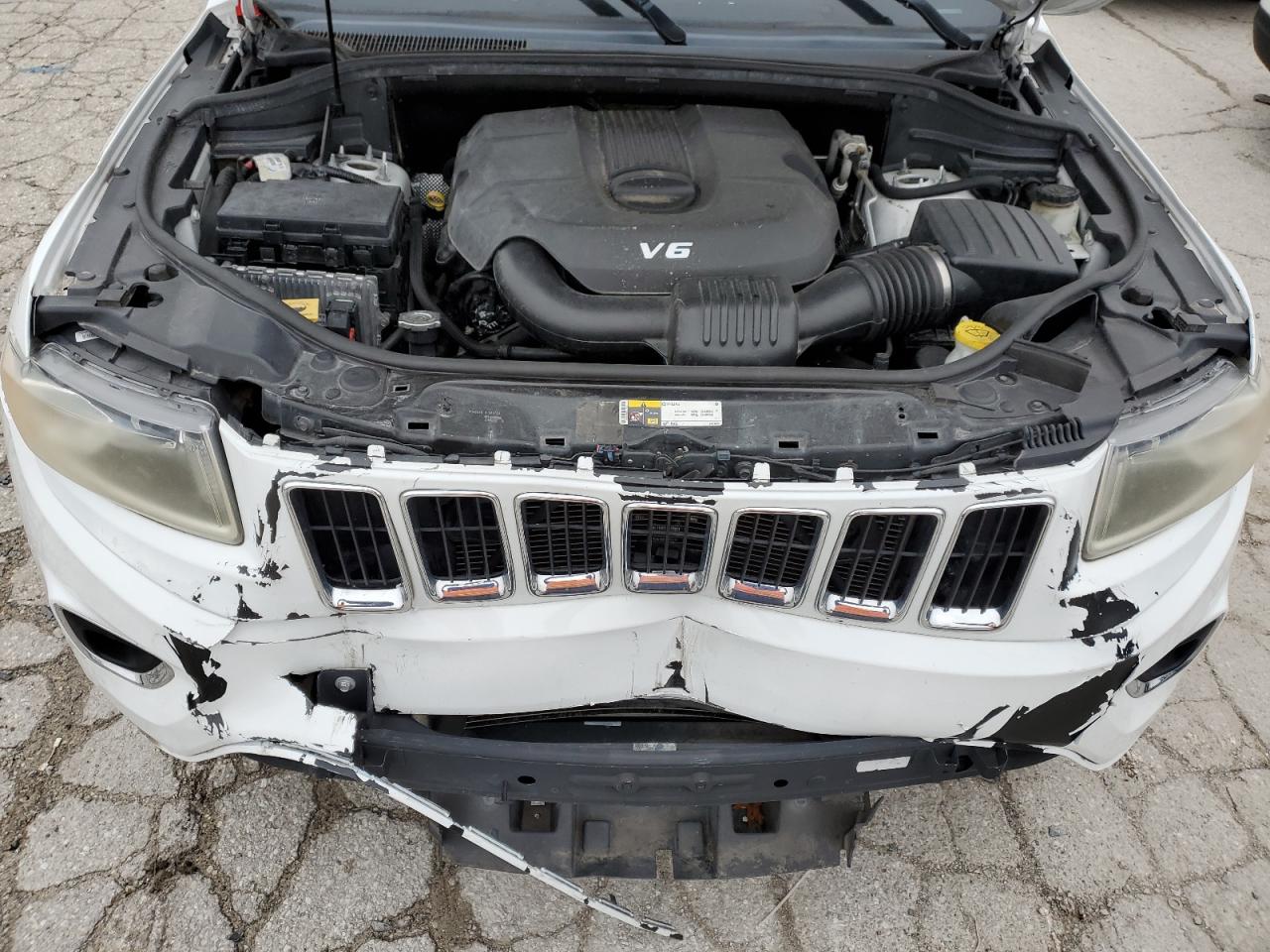 2014 Jeep Grand Cherokee Limited White vin: 1C4RJEBG1EC303385