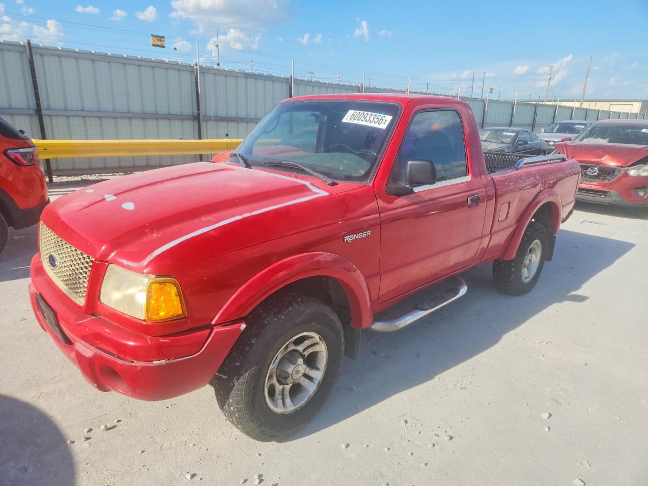 2003 Ford Ranger Red vin: 1FTYR10UX3PA11780