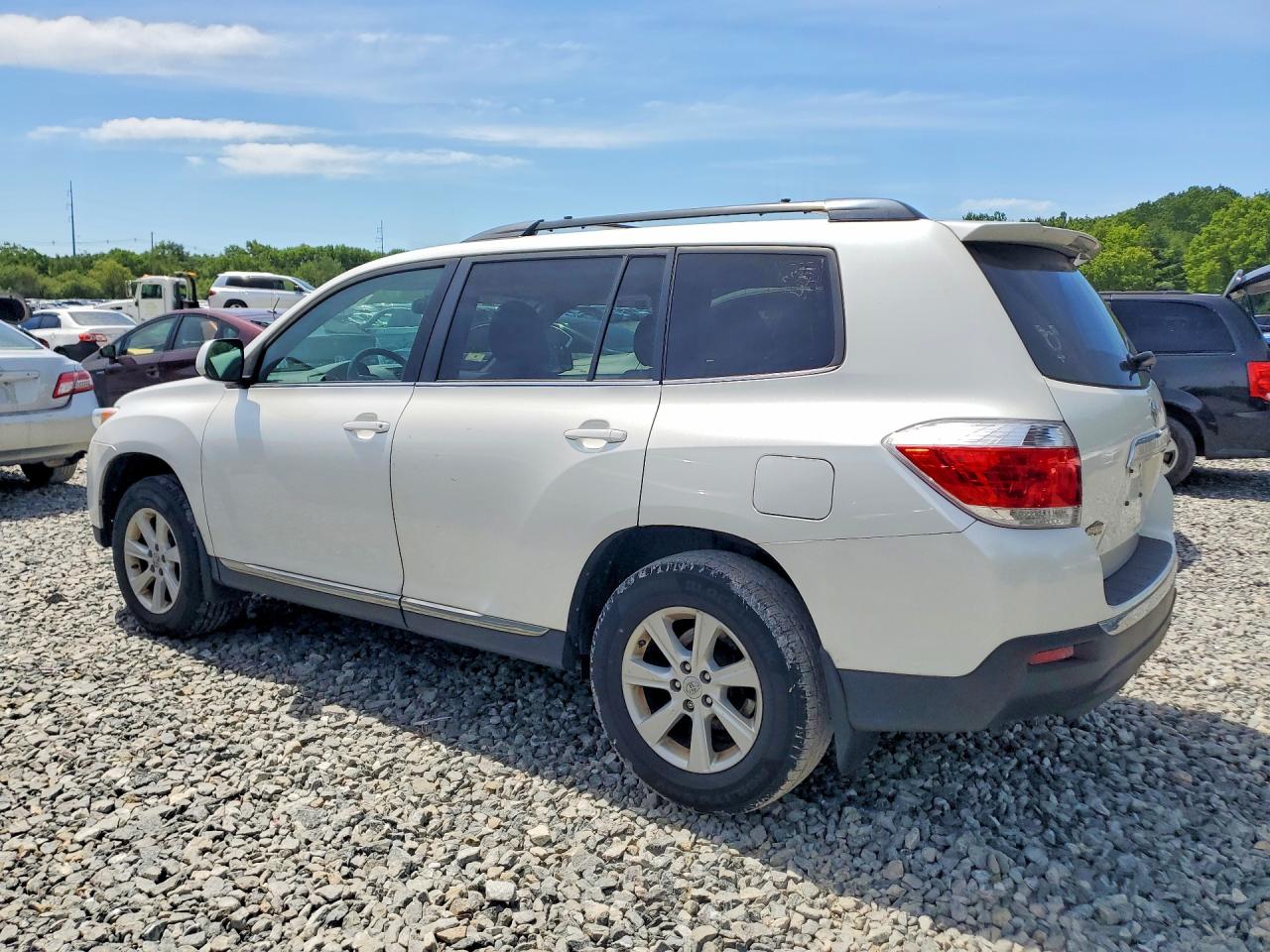 2012 Toyota Highlander Se Белый vin: 5TDBK3EH4CS094923