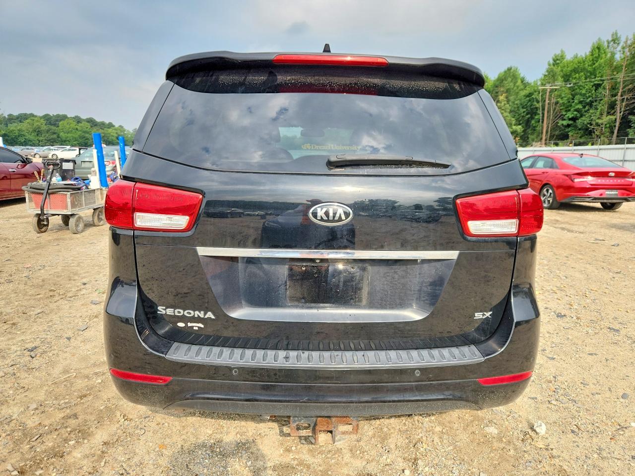 2015 Kia Sedona Sx Black vin: KNDMC5C14F6018999