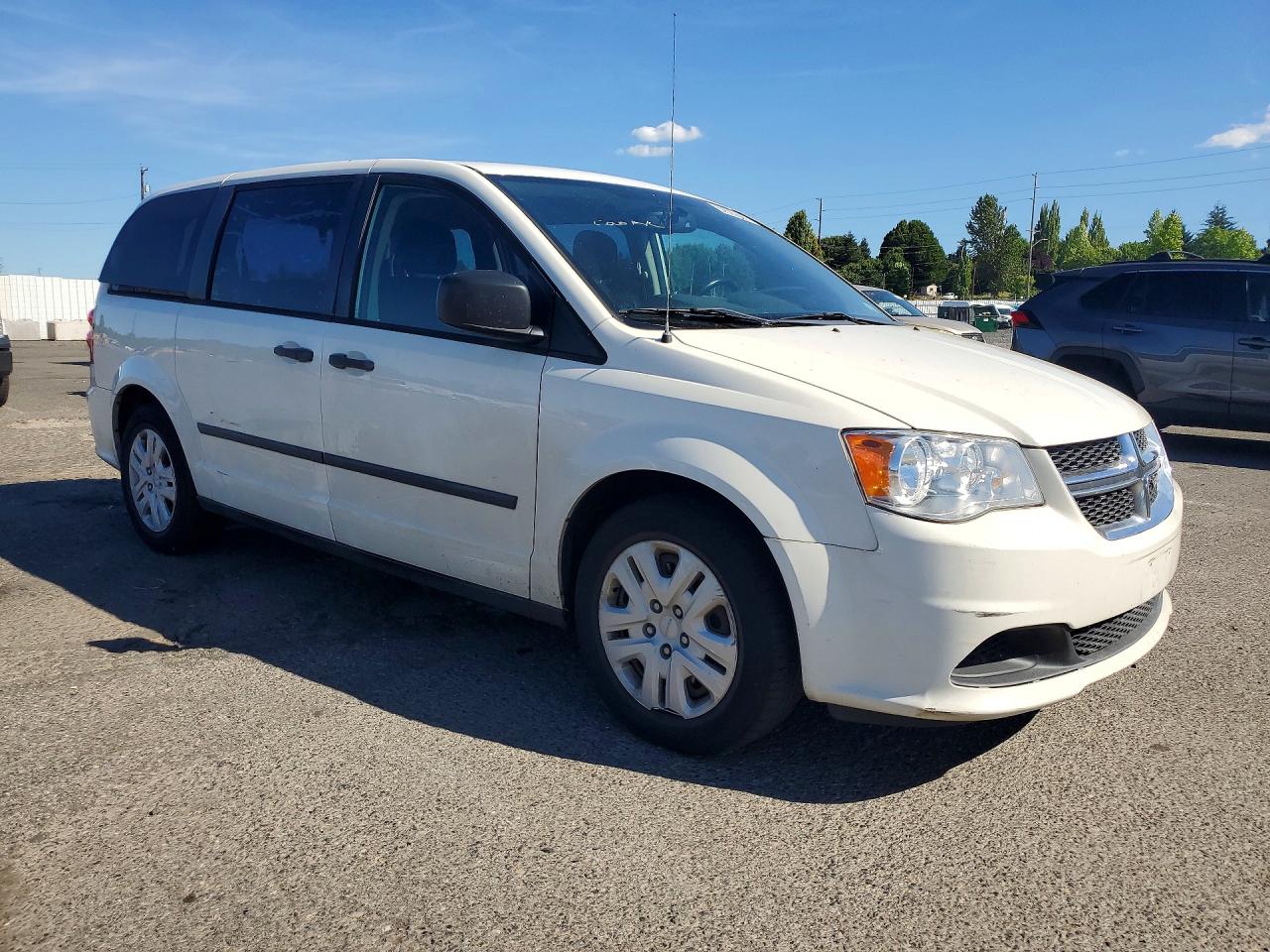 2013 Dodge Grand Caravan Se White vin: 2C4RDGBG2DR756486