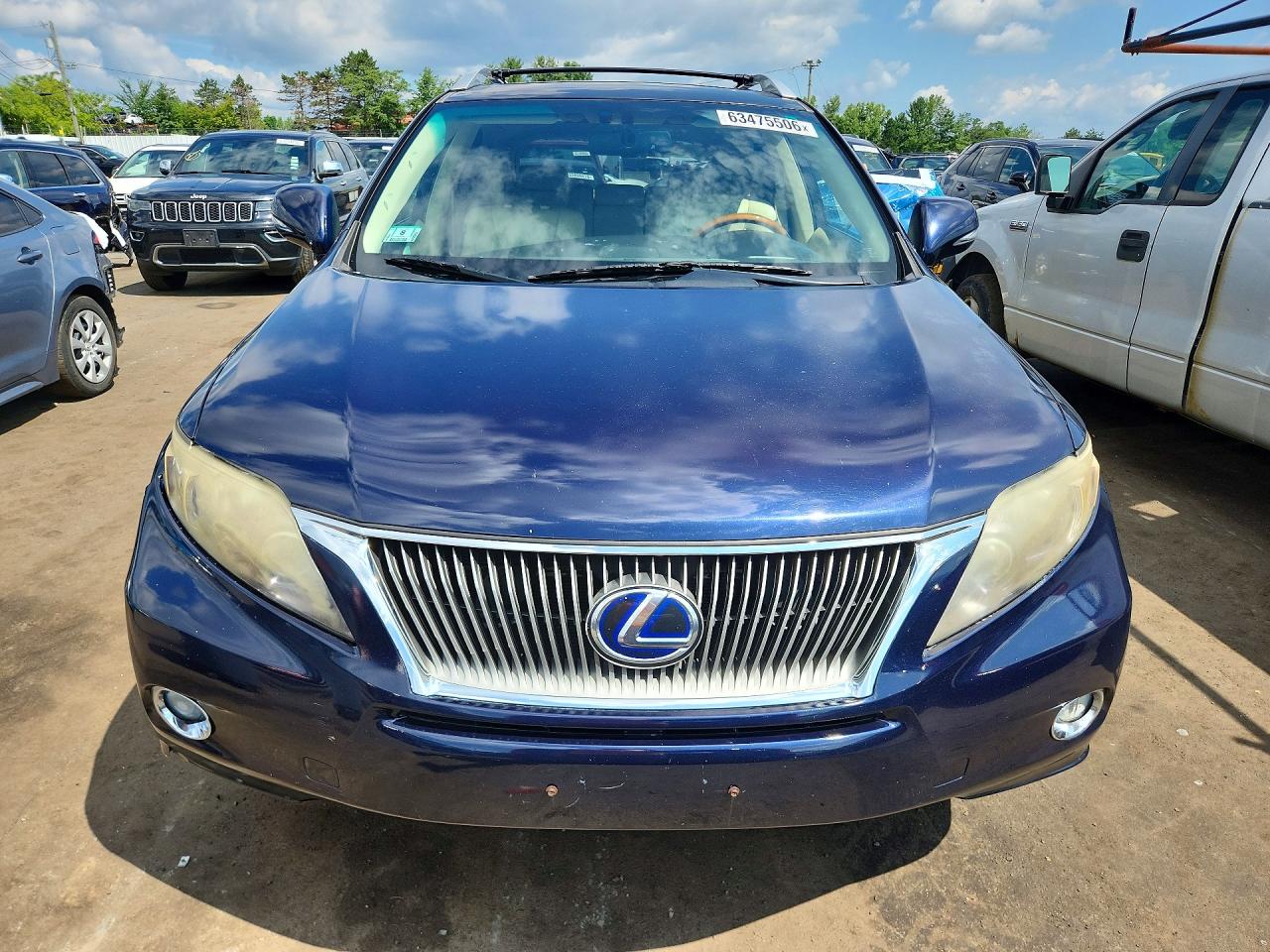2010 Lexus Rx 450h Синий vin: JTJBC1BA2A2027425