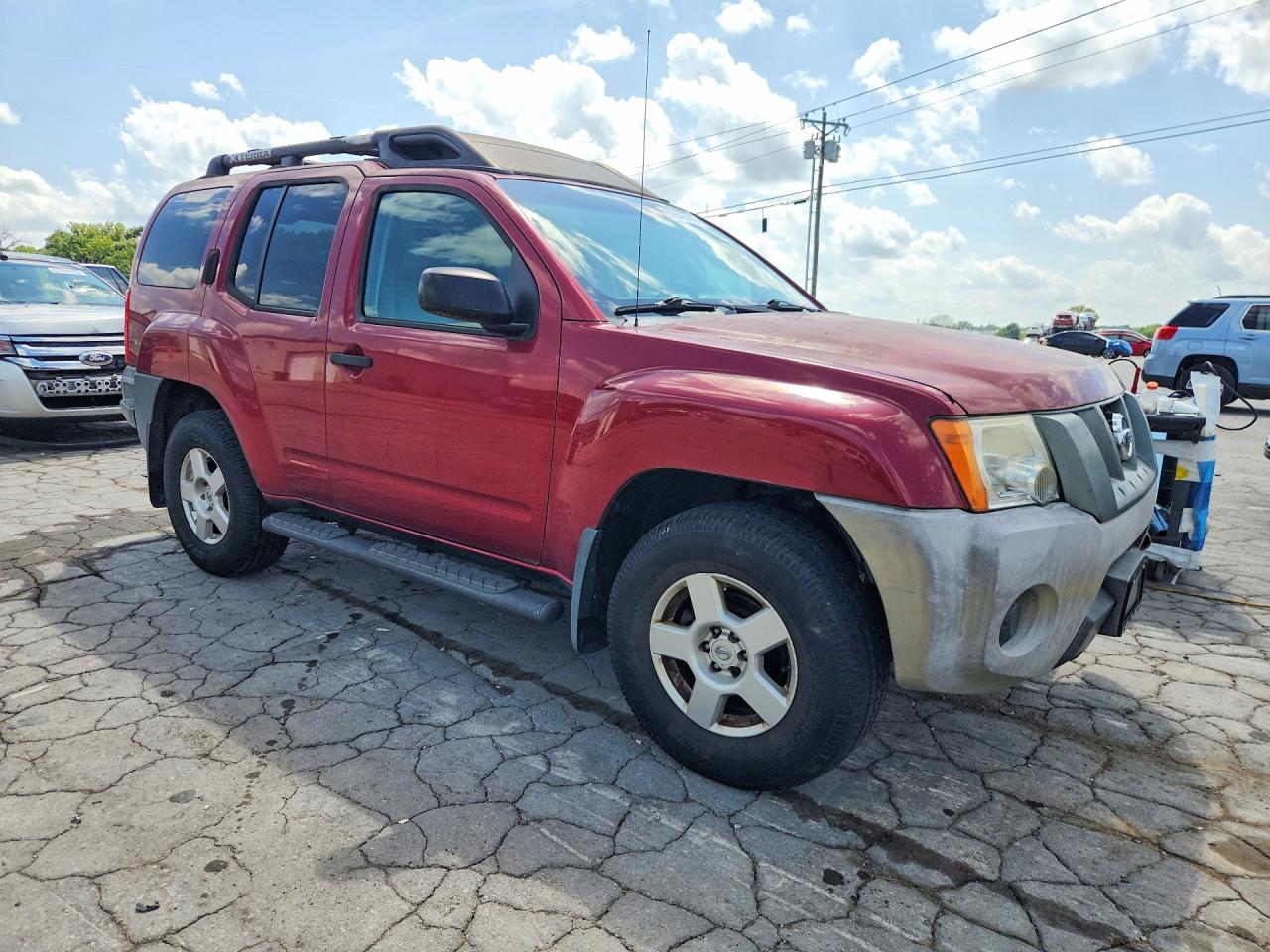 2008 Nissan Xterra X Maroon vin: 5N1AN08W48C522604
