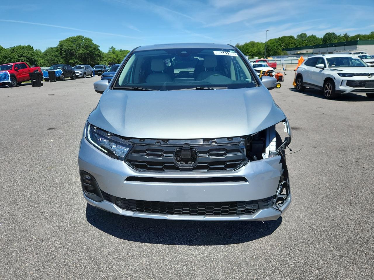 2025 Honda Odyssey Exl Серебряный vin: 5FNRL6H69SB071048 Damage: Left Head Lamp, Missing, Replacement Required