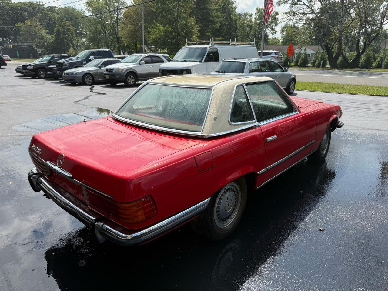 1972 Mercedes Benz 350sl Red vin: 10704412001287
