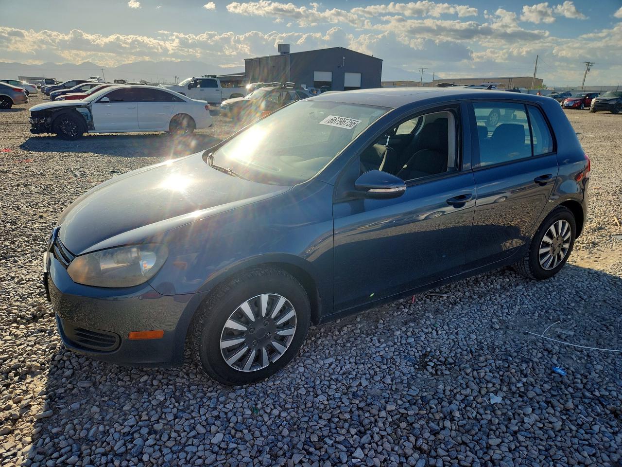 2012 Volkswagen Golf Gray vin: WVWDB7AJ2CW281036