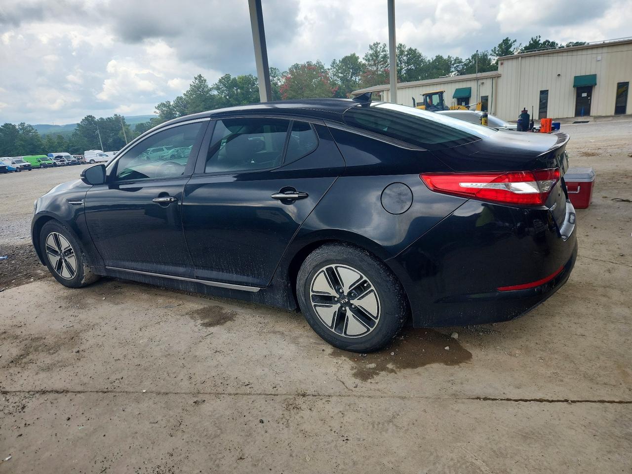 2012 Kia Optima Hybrid Black vin: KNAGM4ADXC5017064