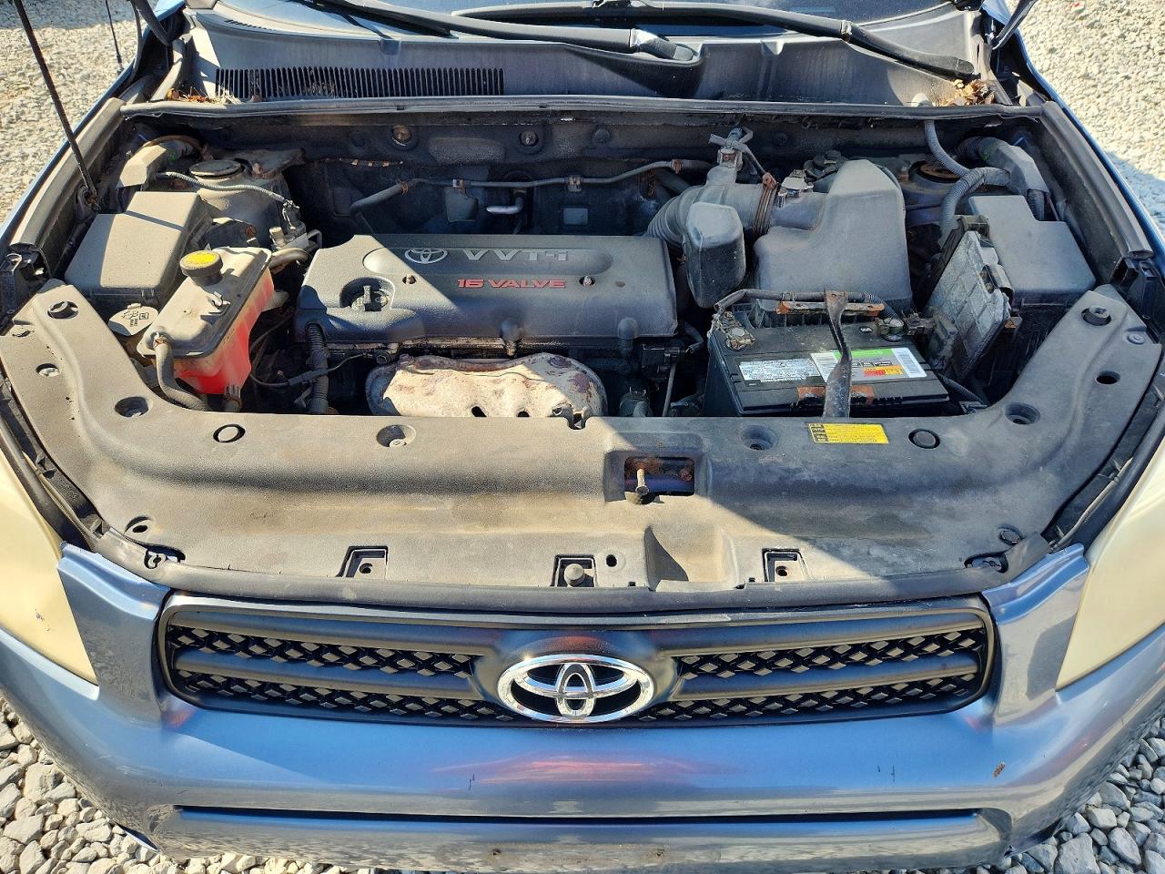 2008 Toyota Rav4 Base Blue vin: JTMBD33V986074466