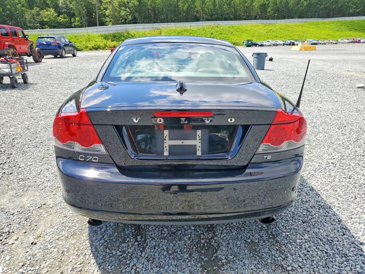 2009 Volvo C70 T5 Black vin: YV1MC67259J075913