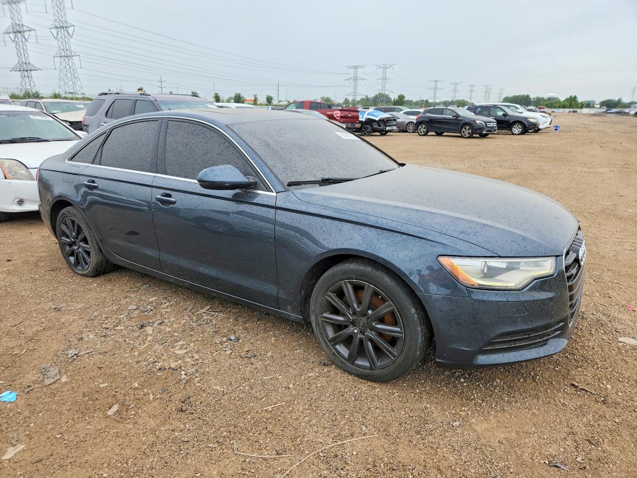 2013 Audi A6 Premium Plus Gray vin: WAUGFAFC0DN115577