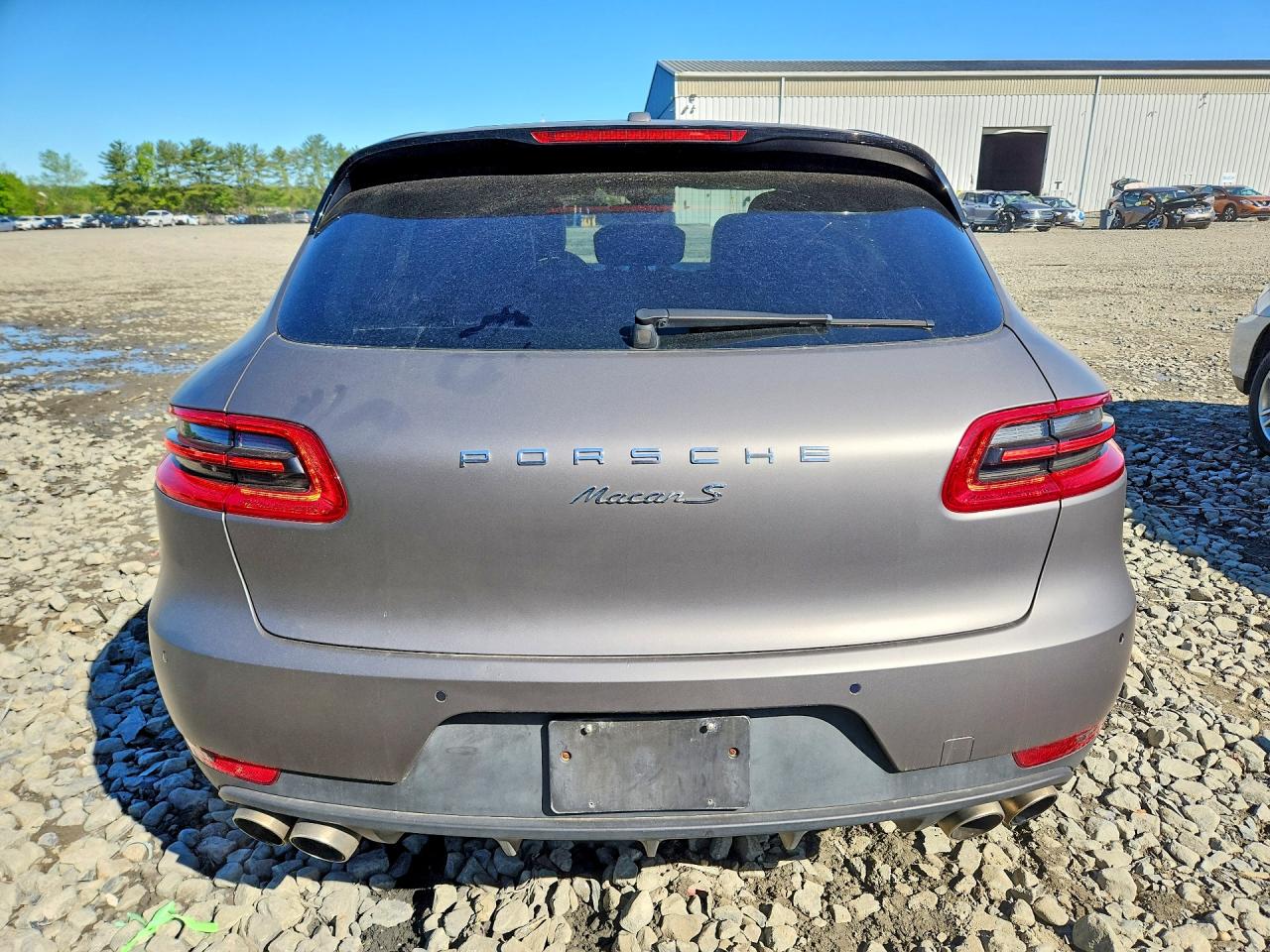 2015 Porsche Macan S Gray vin: WP1AB2A51FLB60141