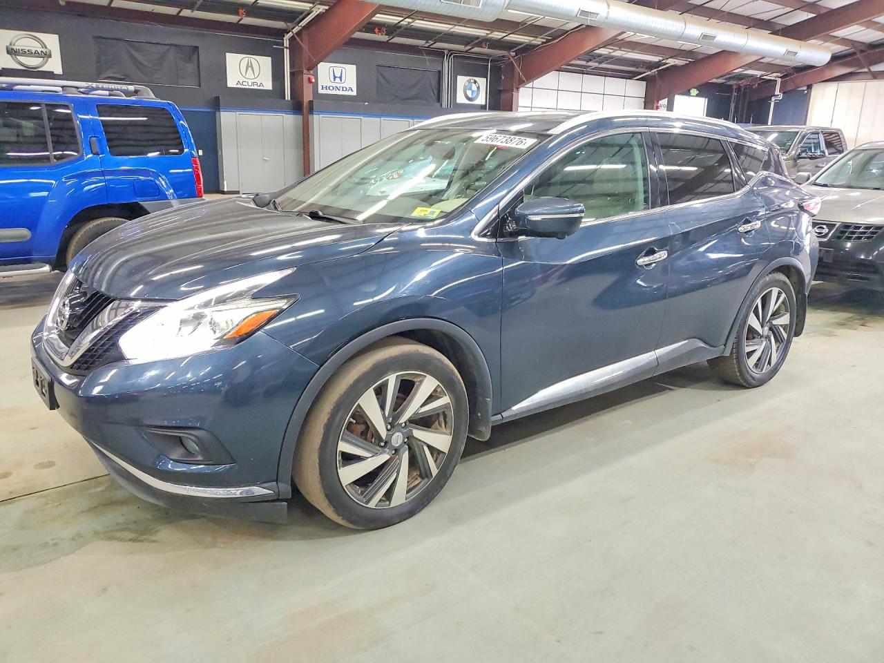 2015 Nissan Murano Platinum Blue vin: 5N1AZ2MH6FN231384