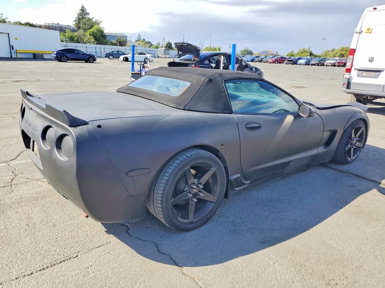 2002 Chevrolet Corvette Black vin: 1G1YY32G825115600