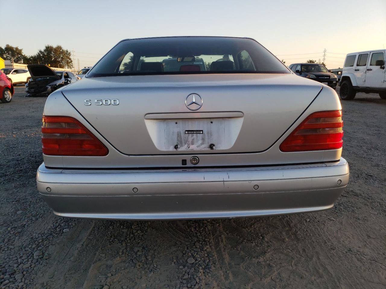 1997 Mercedes-benz S 500 Silver vin: WDBGA70G8VA373451