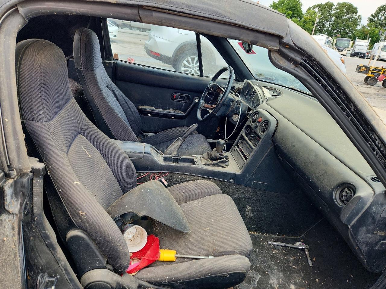 1990 Mazda Mx-5 Miata Black vin: JM1NA351XL0144763
