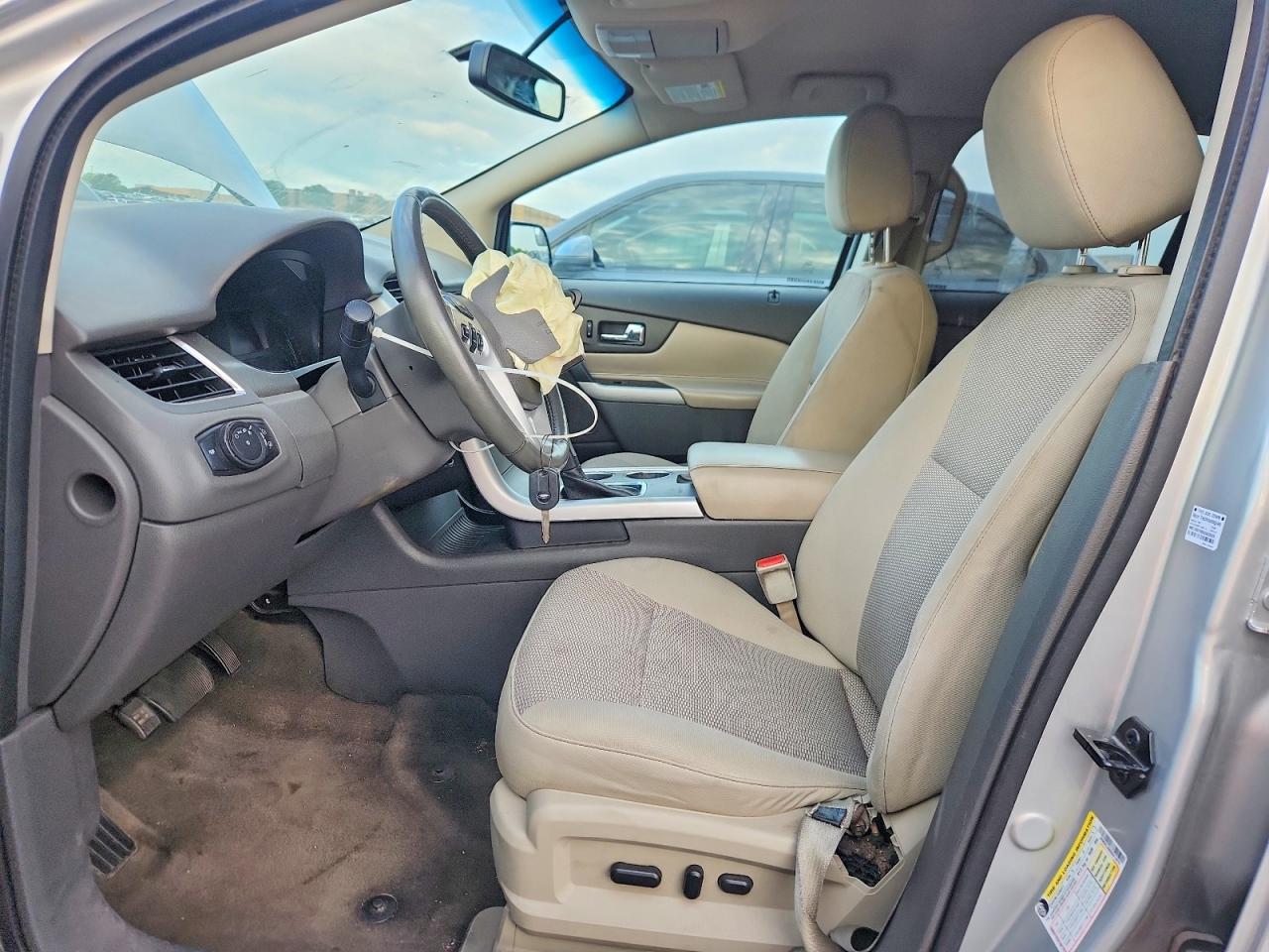 2013 Ford Edge Sel Silver vin: 2FMDK3J98DBA13878