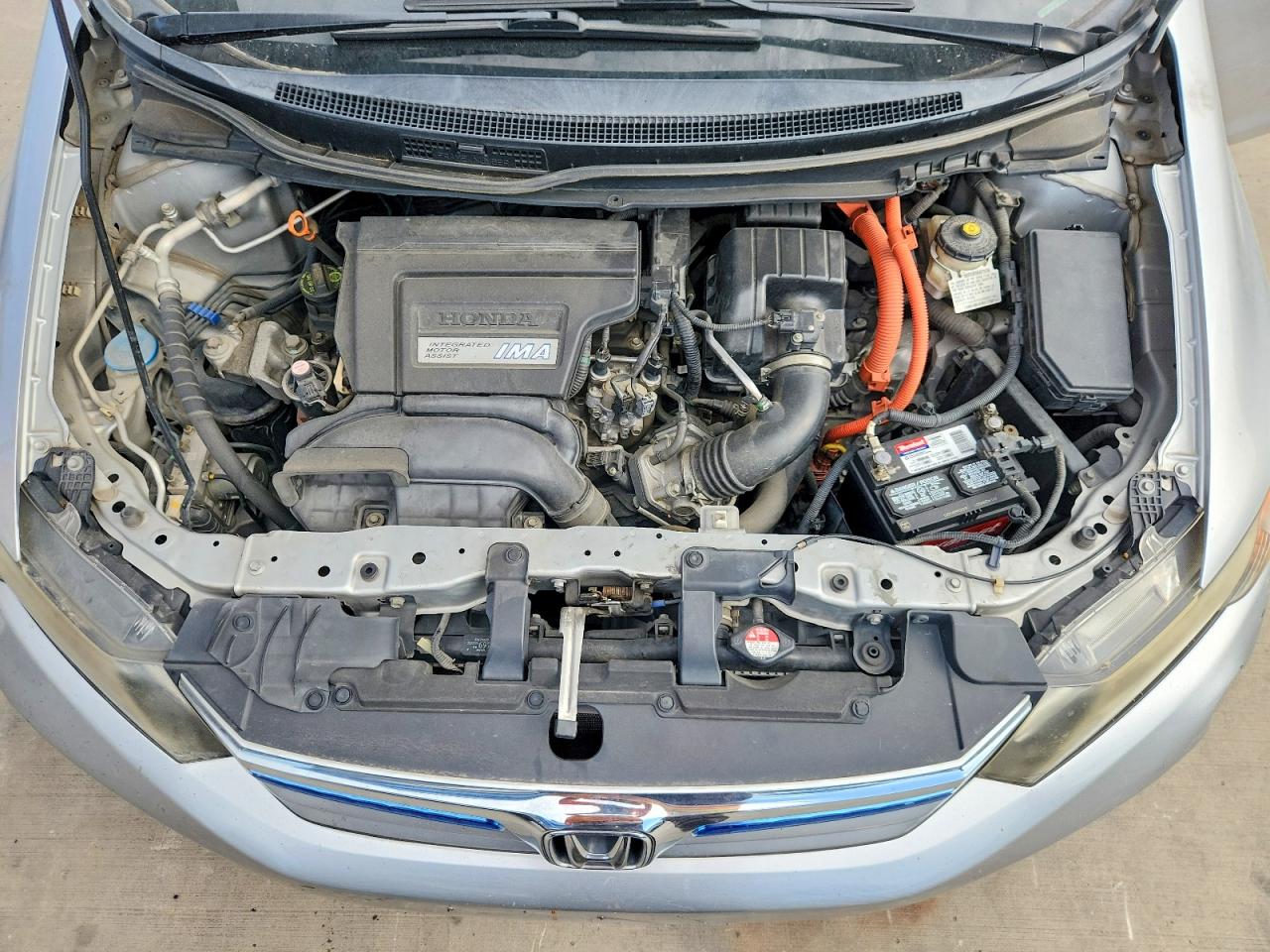 2012 Honda Civic Hybrid Gray vin: JHMFB4F22CS003459