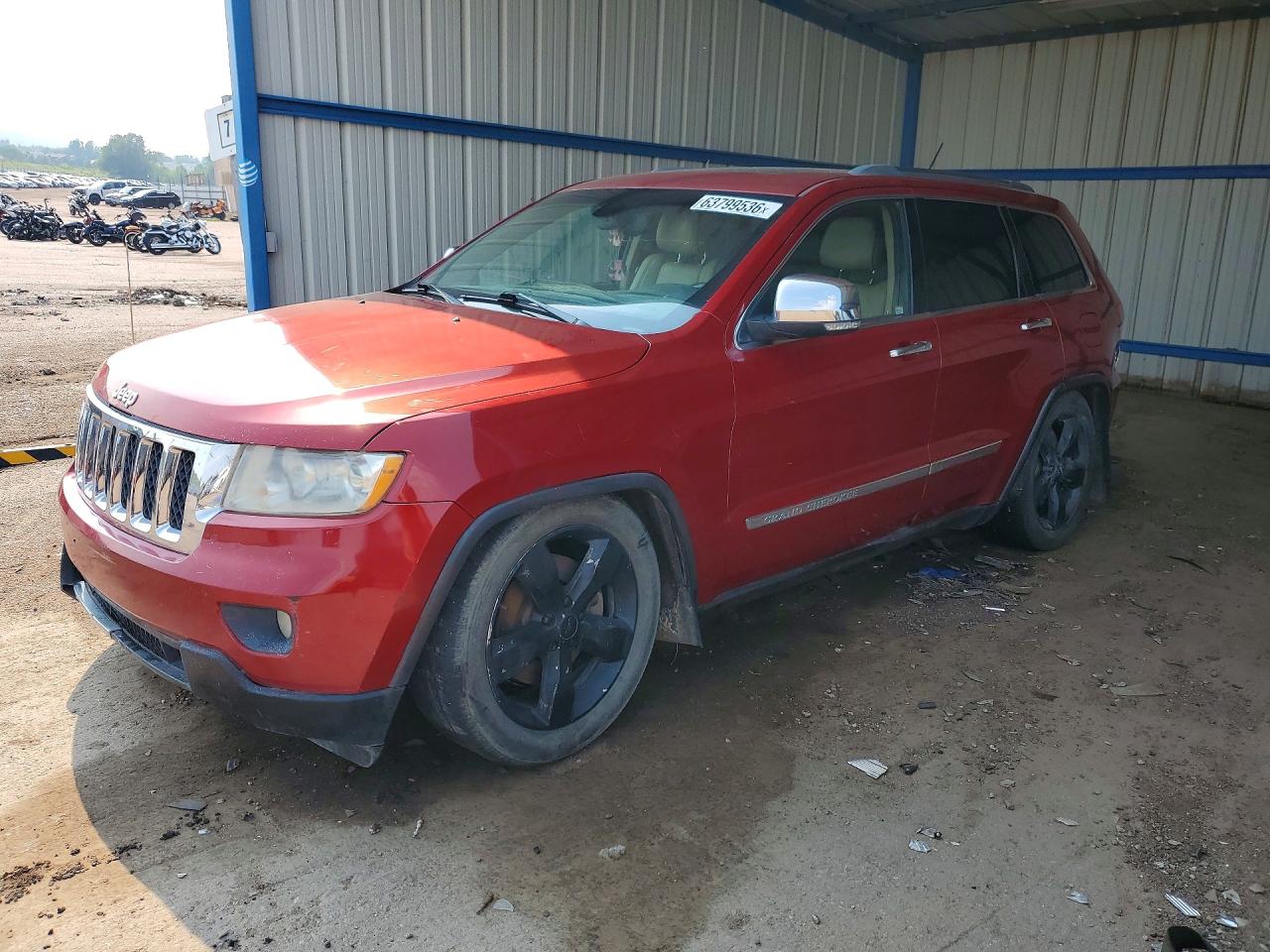 2011 Jeep Grand Cherokee Overland Red vin: 1J4RR6GTXBC596925