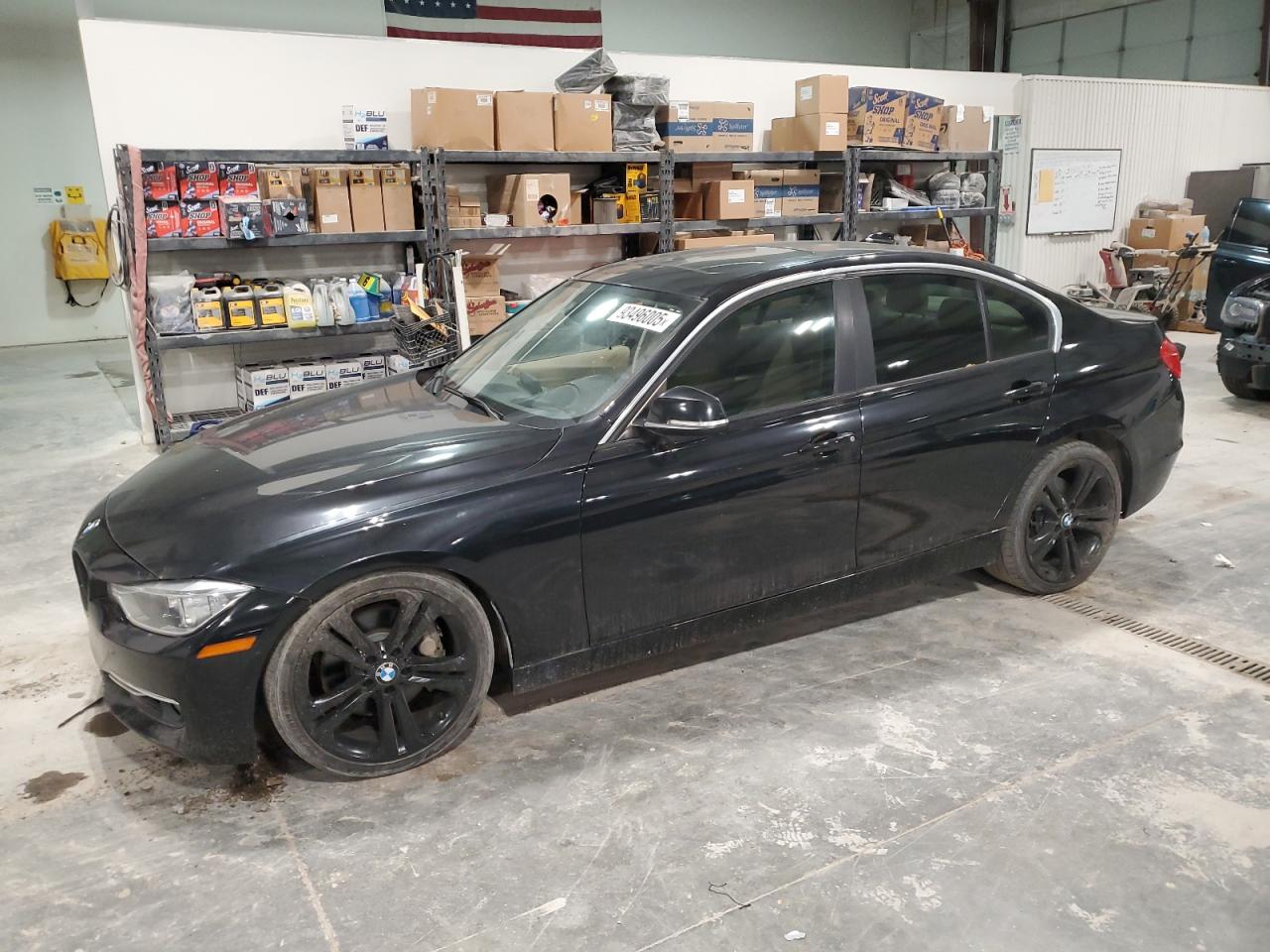 2013 Bmw Activehybrid 3 Black vin: WBA3F9C57DF483803