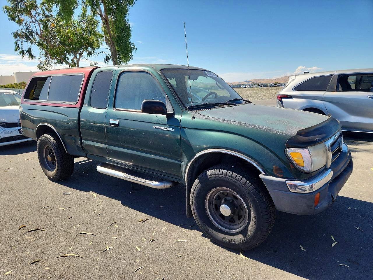 1999 Toyota Tacoma Xtracab Green vin: 4TAWM72N6XZ514680