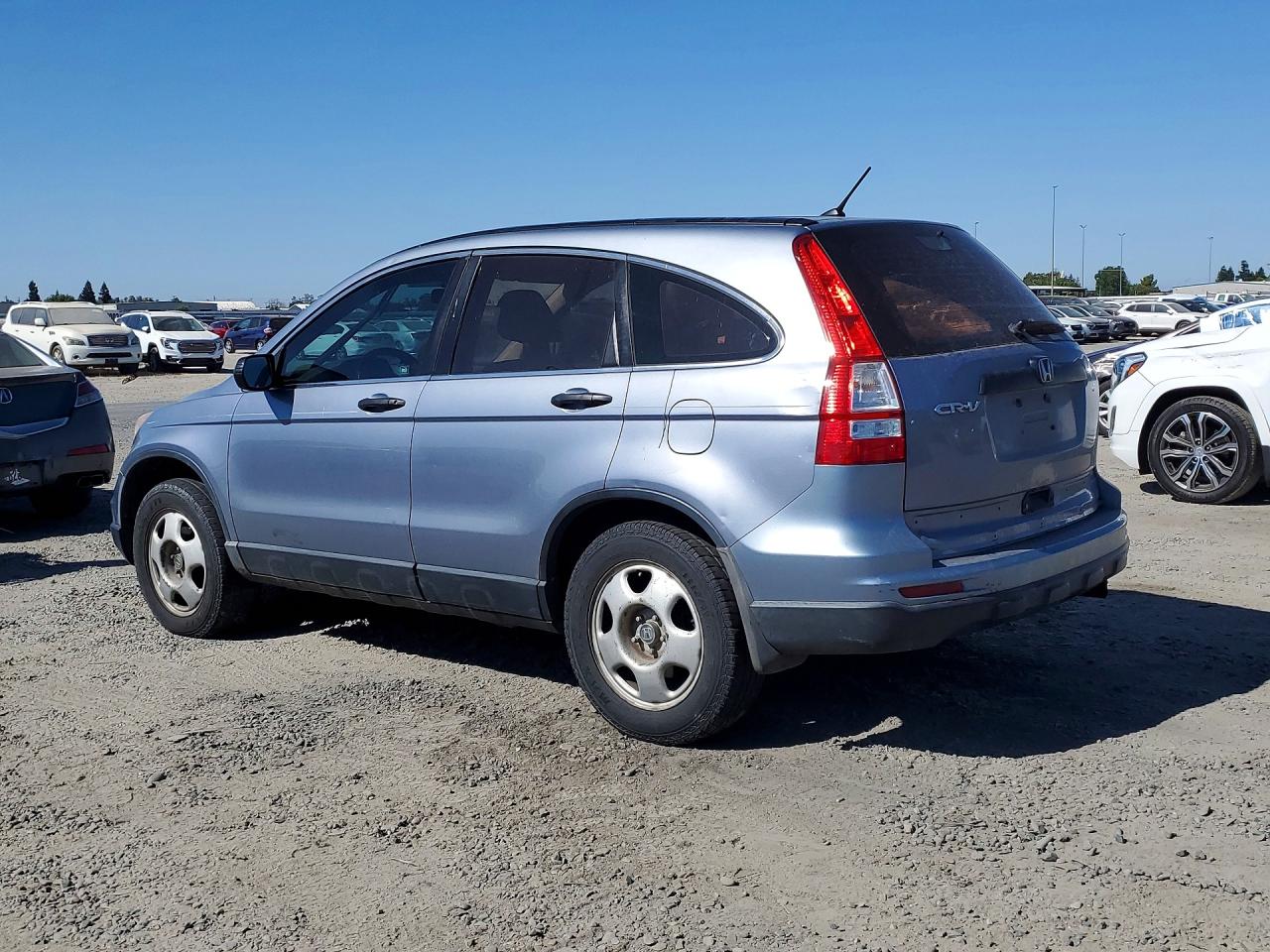 2010 Honda Cr-v Lx Blue vin: 3CZRE3H38AG700767