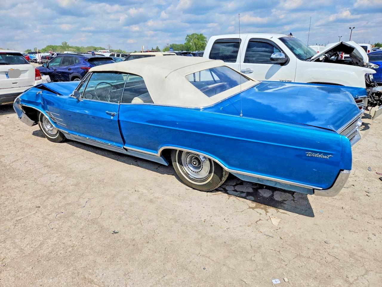 1965 Buick Wildcat Blue vin: 466675X143036