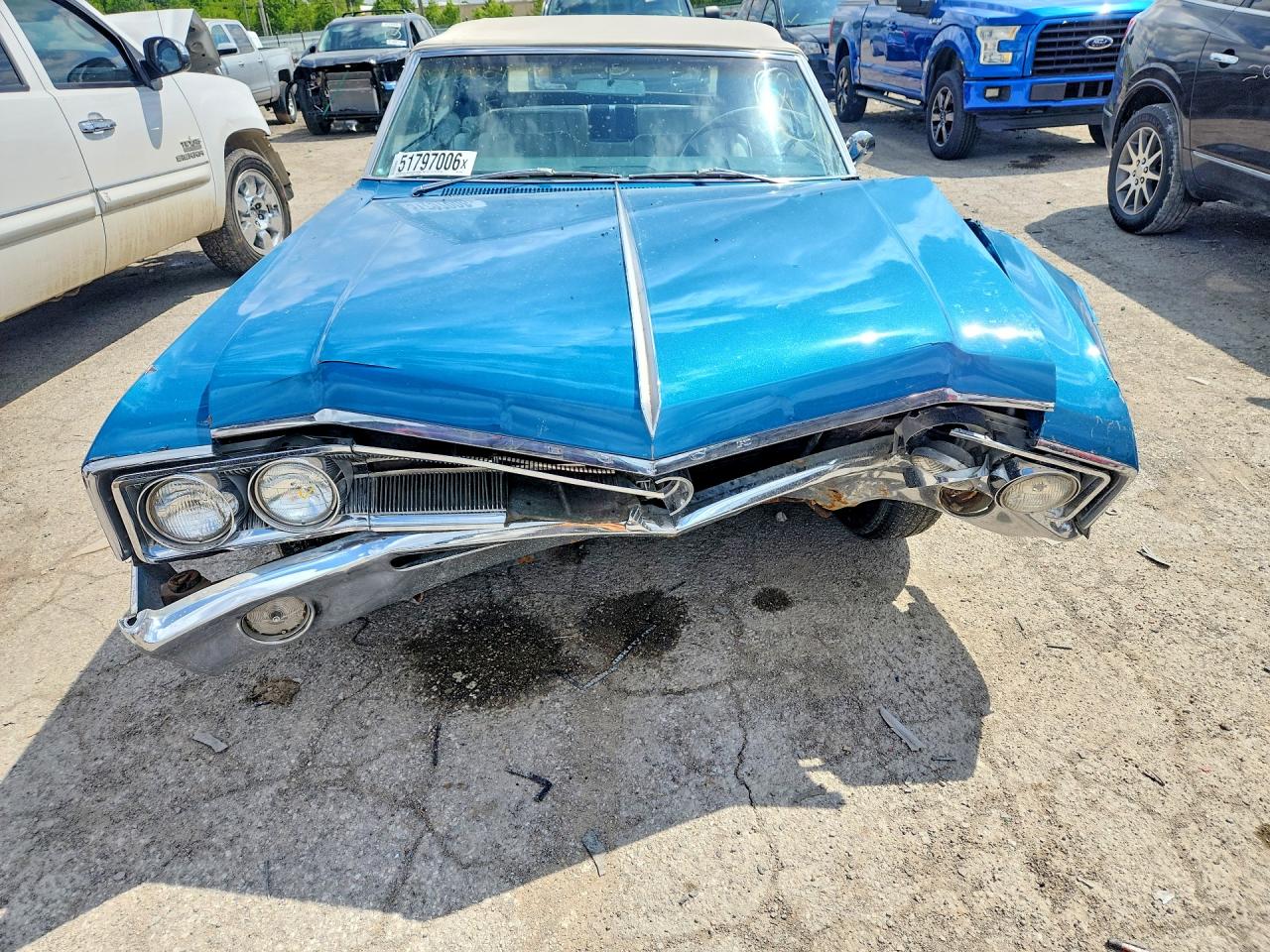 1965 Buick Wildcat Blue vin: 466675X143036