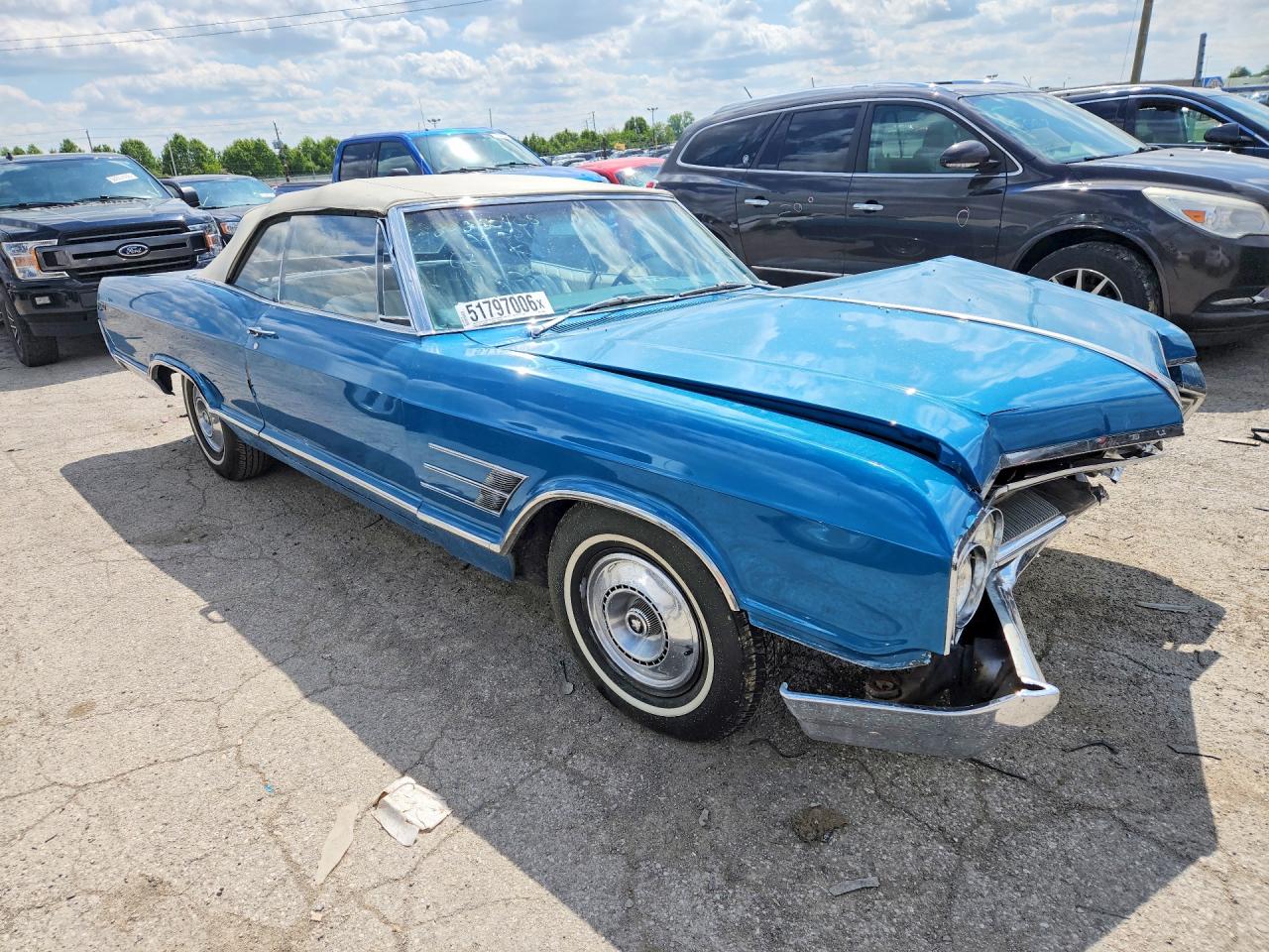 1965 Buick Wildcat Blue vin: 466675X143036