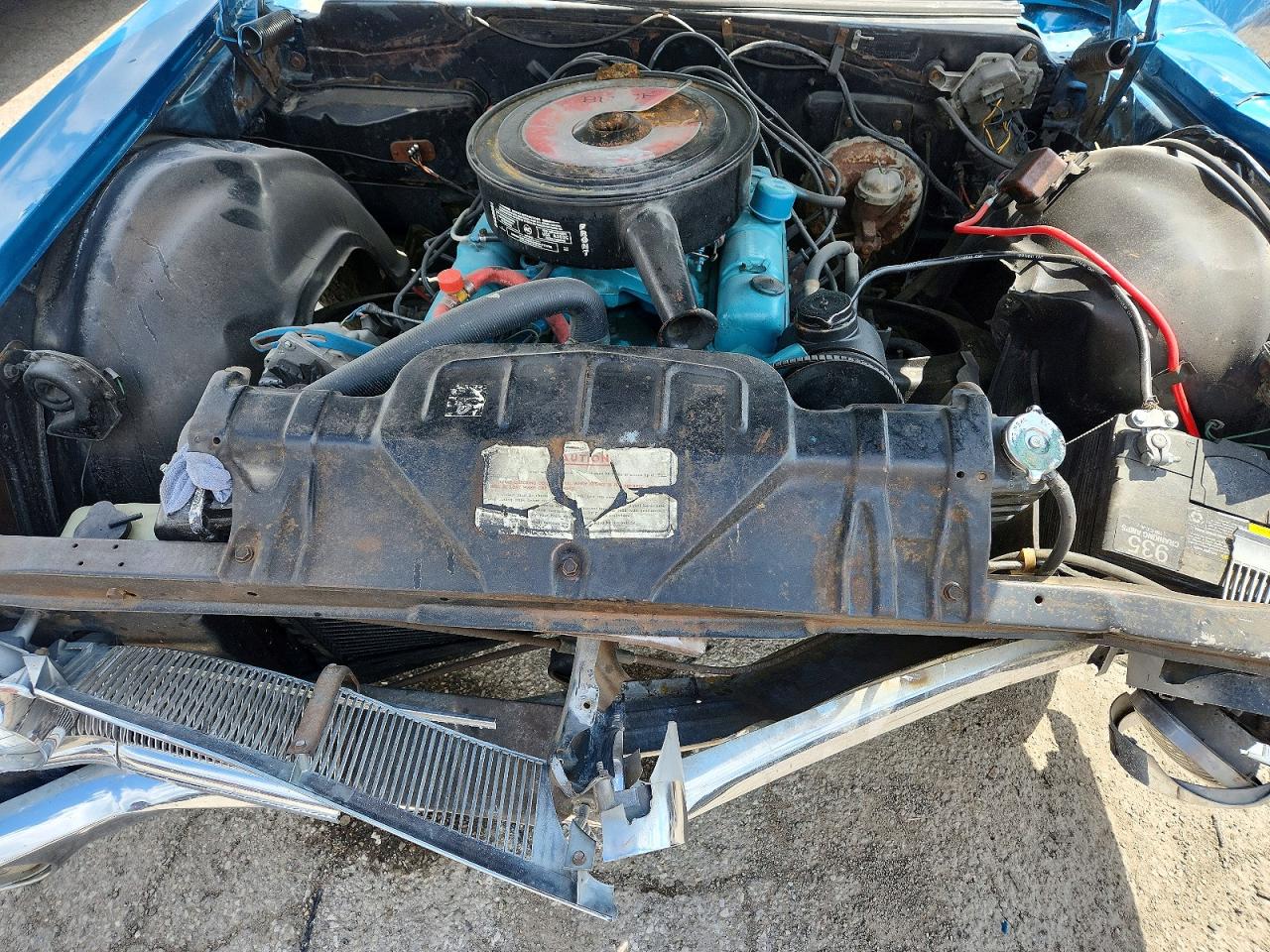 1965 Buick Wildcat Blue vin: 466675X143036