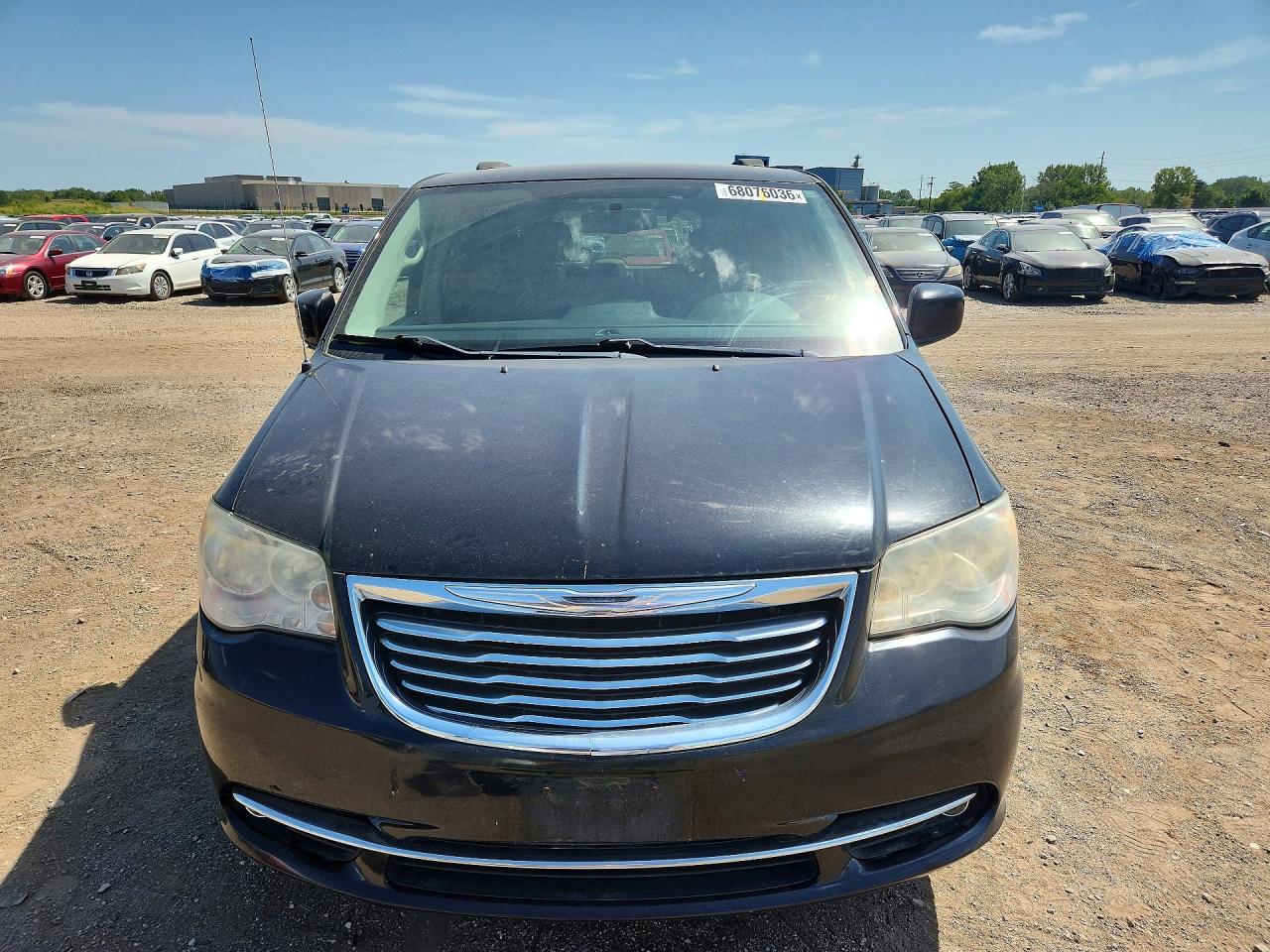 2012 Chrysler Town & Country Touring Red vin: 2C4RC1BG1CR410718