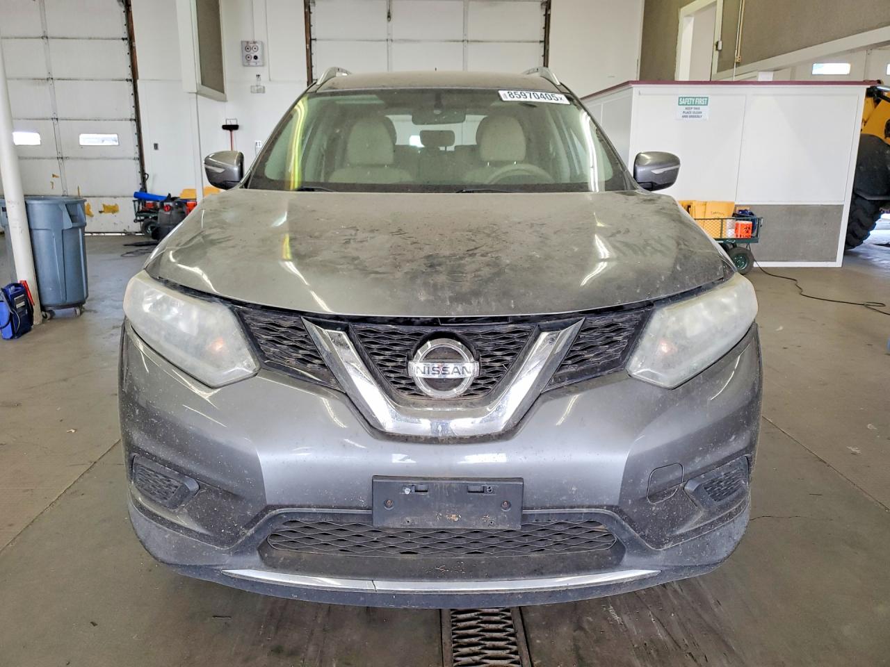 2015 Nissan Rogue Sv Gray vin: KNMAT2MT1FP501183