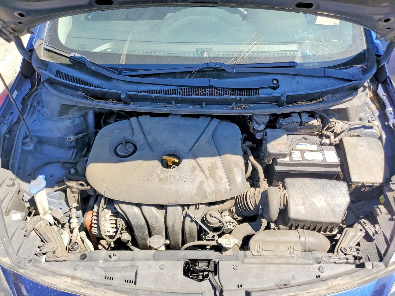2013 Hyundai Elantra Gt Base Blue vin: KMHD35LE1DU089004