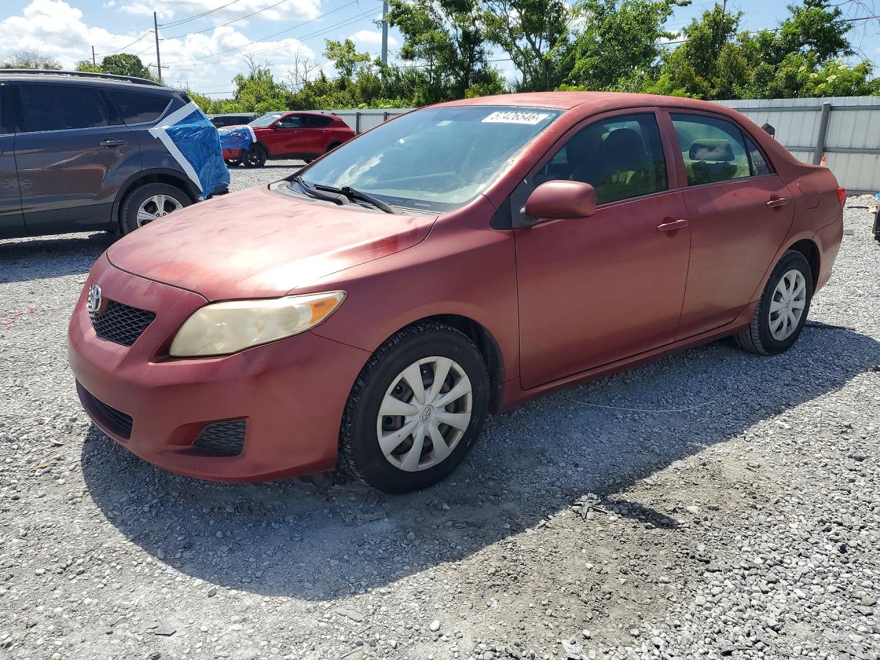 2009 Toyota Corolla Le Red vin: JTDBL40E499034910